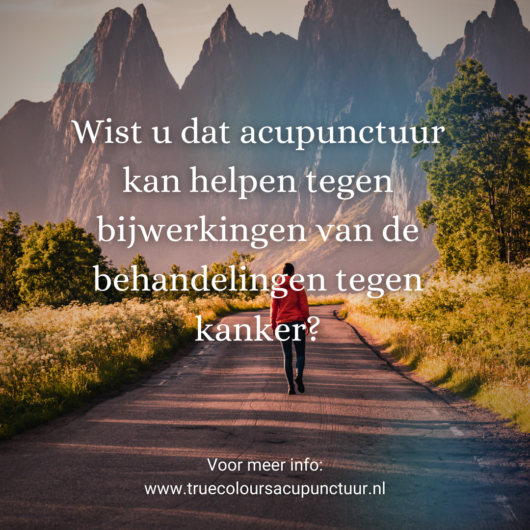 Acupunctuur kan helpen de bijwerkingen bij de behandeling tegen kanker te verminderen of zelfs te voorkomen. Kom naar mijn praktijk in Nieuw-Beijerland in de Hoeksche Waard.